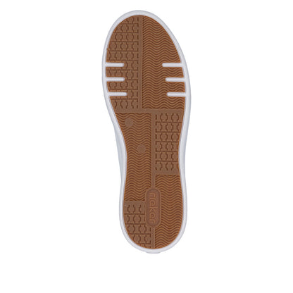 Rieker Ladies Zip Side Lace Up Sneaker