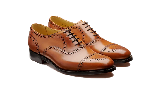 Barker Mirfield Oxford Toe Cap Brogue Shoe