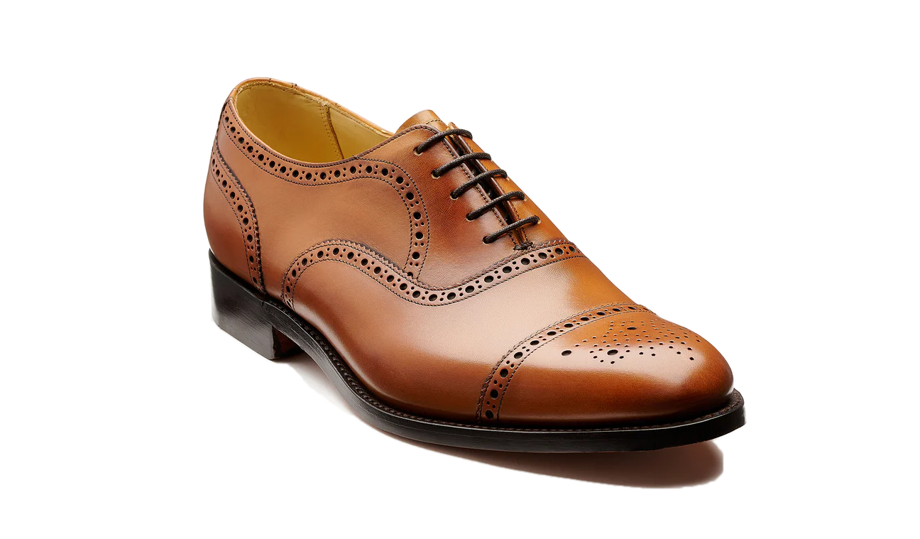 Barker Mirfield Oxford Toe Cap Brogue Shoe