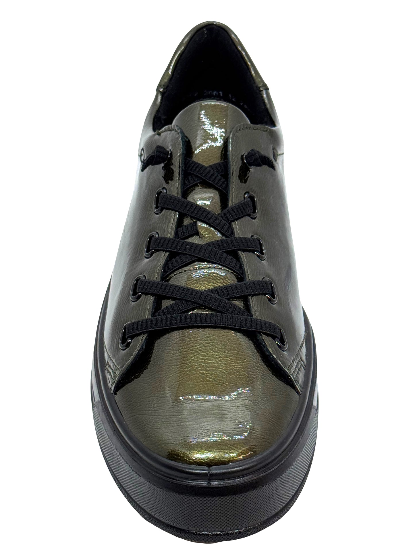Ara Canberra Ladies Bungee Lace Patent Sneaker