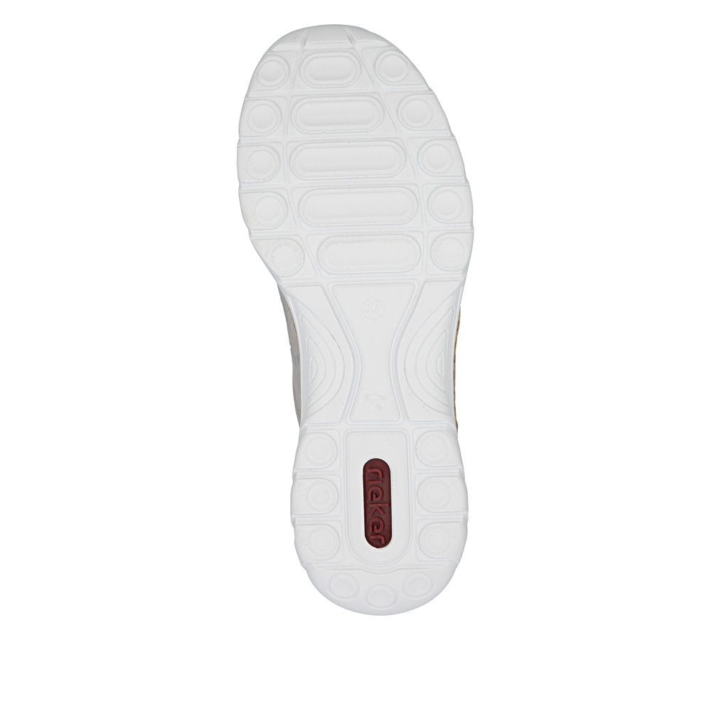 Rieker ladies Lightweight Zip Side Lace Casual Shoe