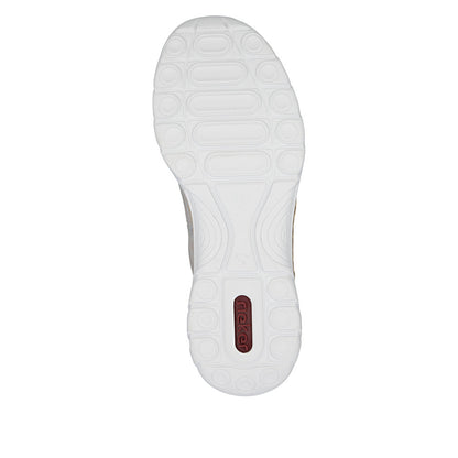 Rieker ladies Lightweight Zip Side Lace Casual Shoe