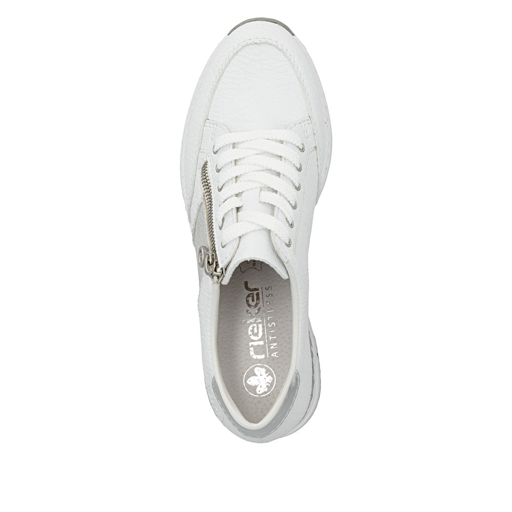 Rieker Ladies Wedge Heel Lace Up Sneaker