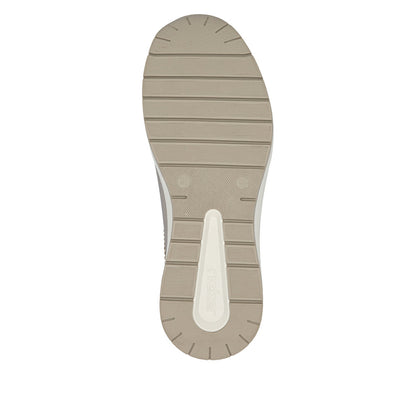 Rieker Ladies Metallic Leather Wedge Heel Sneaker