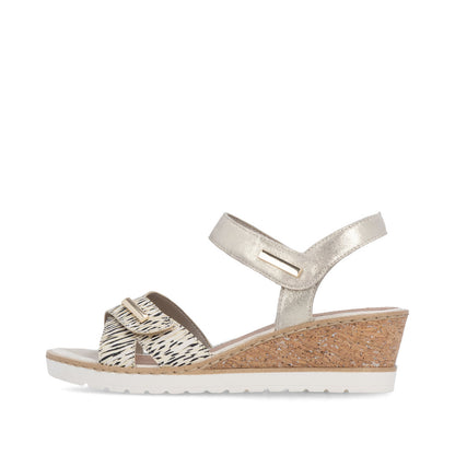 Remonte Ladies Adjustable Strap Wedge Sandal
