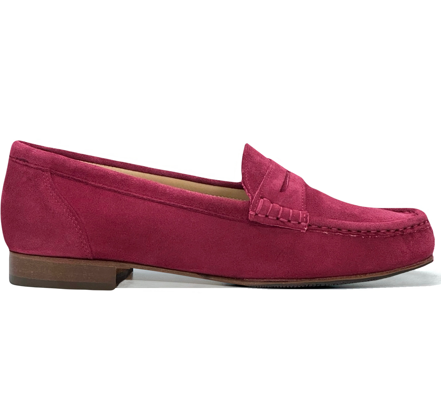 HB Ladies Suede Upper Penny Loafer