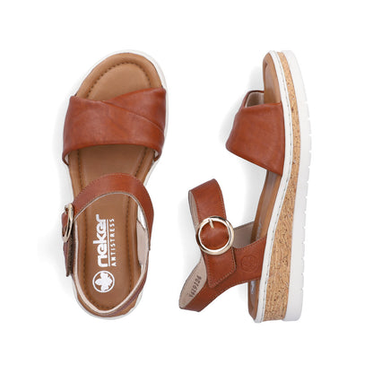 Rieker Lisa V4191-24 Brown Sandal