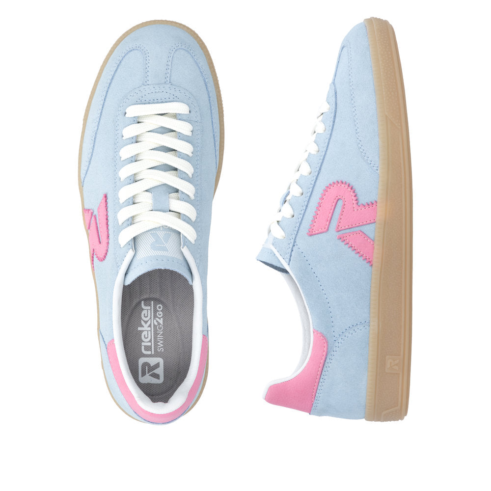 Rieker Ladies Low Profile Retro lace Sneaker