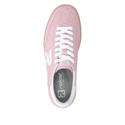 Rieker Ladies Low Profile Retro Lace Sneaker