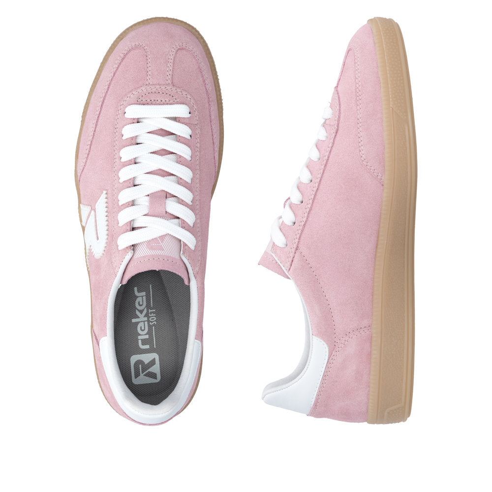 Rieker Ladies Low Profile Retro Lace Sneaker