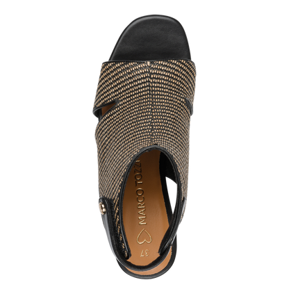 Marco Tozzi Raffia Gladiator Style Sandal