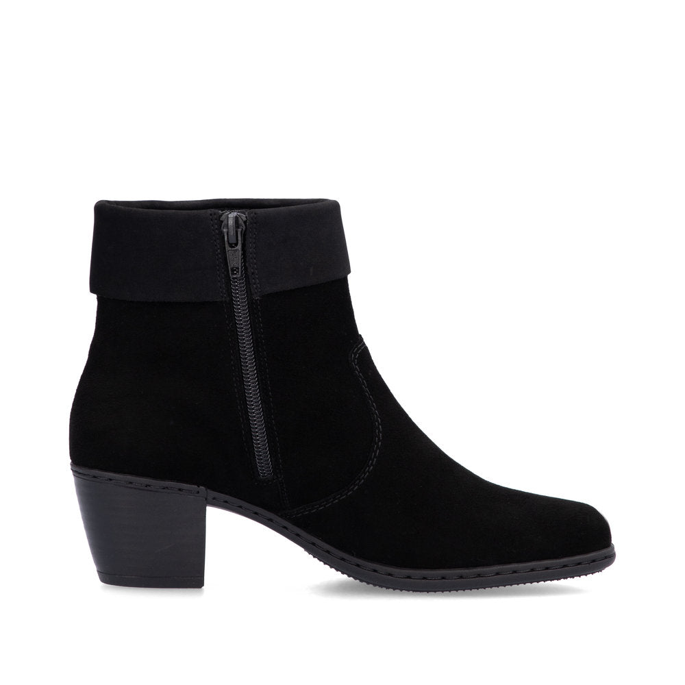 Rieker Ladies Small Heel Ankle Boot
