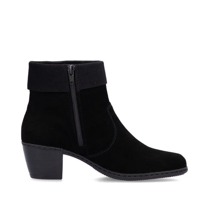 Rieker Ladies Small Heel Ankle Boot
