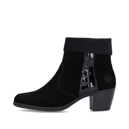 Rieker Ladies Small Heel Ankle Boot