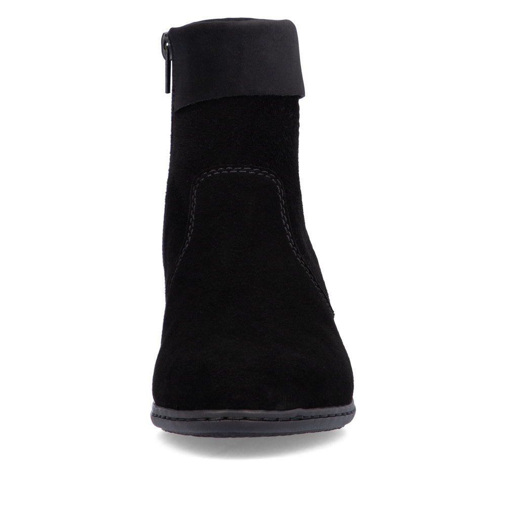 Rieker Ladies Small Heel Ankle Boot