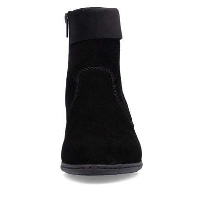 Rieker Ladies Small Heel Ankle Boot