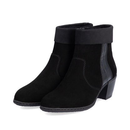 Rieker Ladies Small Heel Ankle Boot