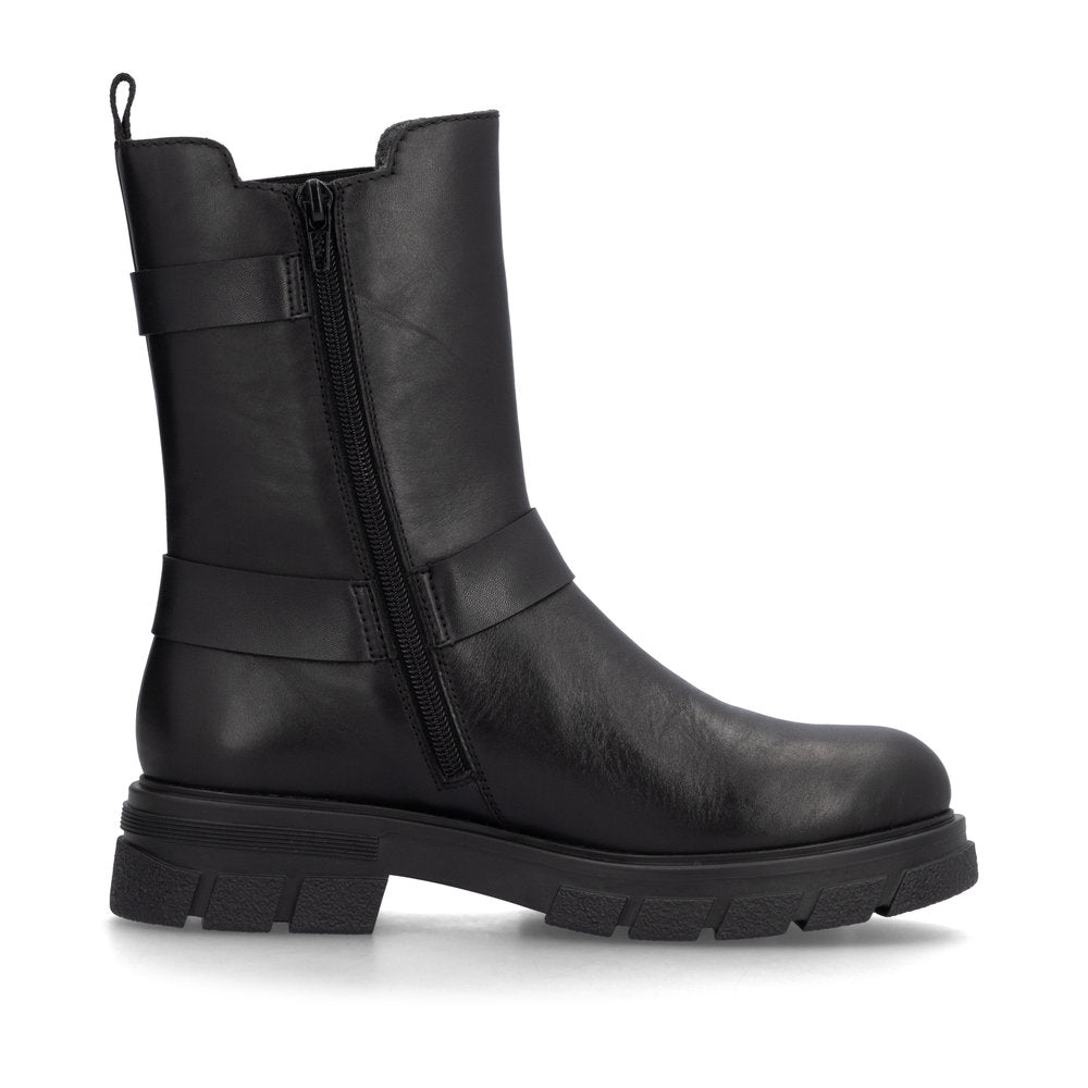 Rieker Ladies Mid-Length Biker Boot