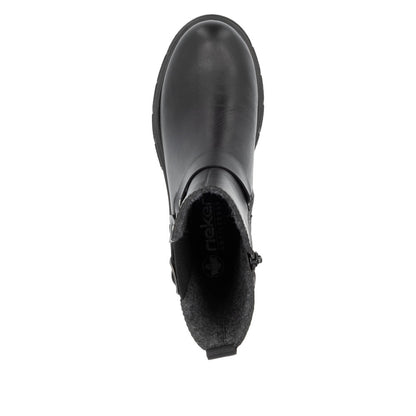 Rieker Ladies Mid-Length Biker Boot