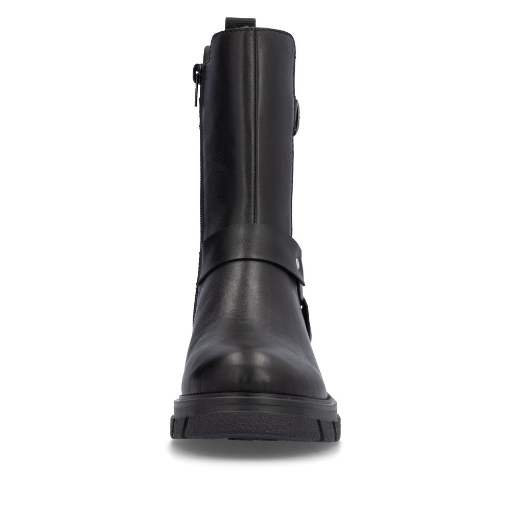 Rieker Ladies Mid-Length Biker Boot