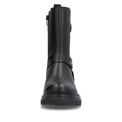 Rieker Ladies Mid-Length Biker Boot