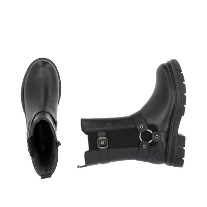 Rieker Ladies Mid-Length Biker Boot