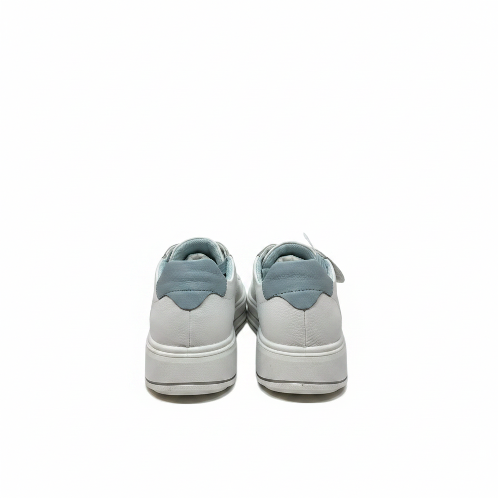 Ara Canberra Flatform Contrast Lace White Sneaker