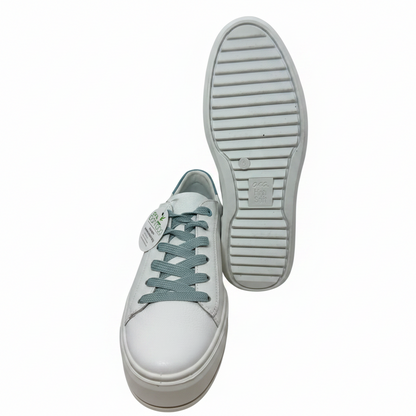 Ara Canberra Flatform Contrast Lace White Sneaker