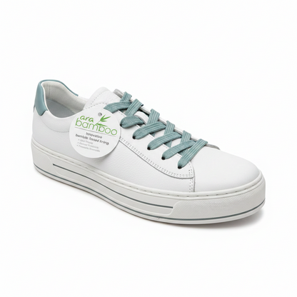 Ara Canberra Flatform Contrast Lace White Sneaker