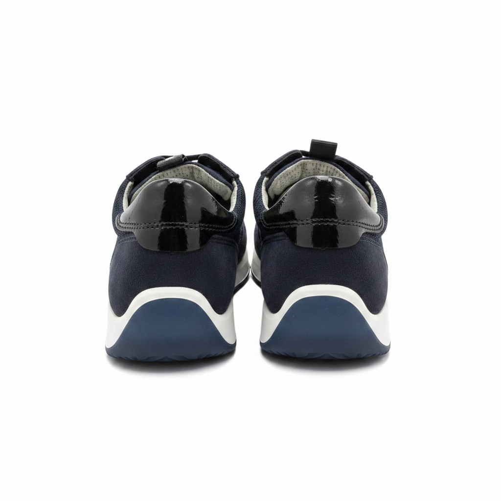 Ara Lissabon  Gore-Tex Lined Lace Up Navy Sneaker
