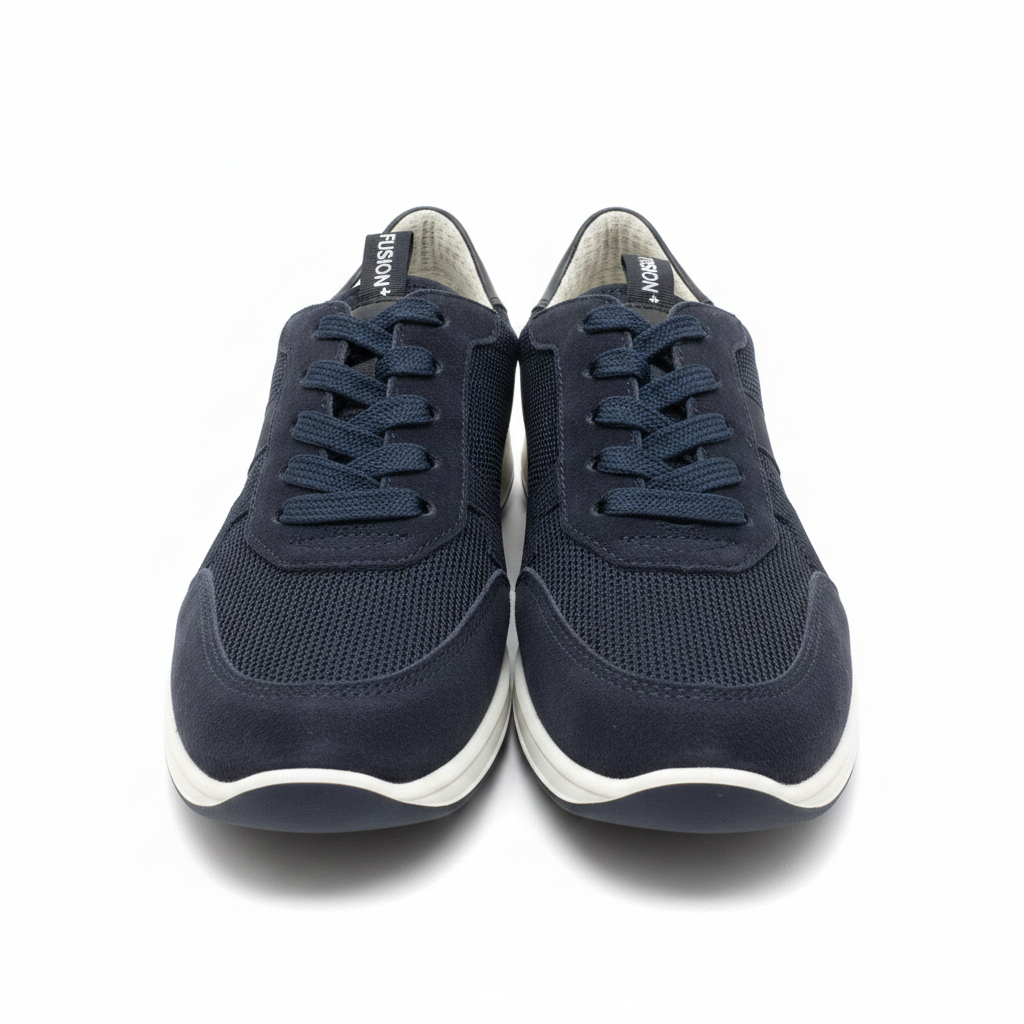 Ara Lissabon  Gore-Tex Lined Lace Up Navy Sneaker