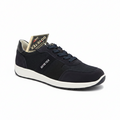 Ara Lissabon  Gore-Tex Lined Lace Up Navy Sneaker
