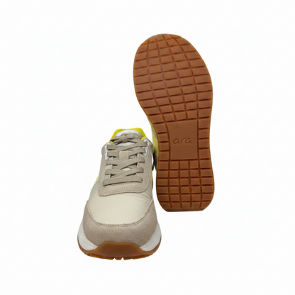Ara Malibu 12-29702 Ladies Lightweight Beige Nylon Sneaker