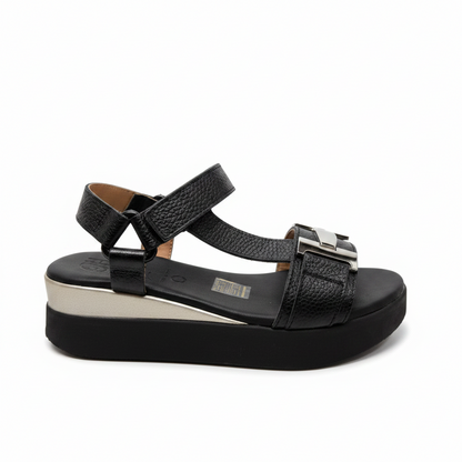 Oh! My Sandals Ladies H Trim Black Trend Sandal