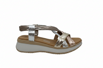 Oh! My Sandals Super Soft Multi Metallic Sandal
