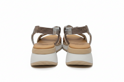 Oh! My Sandals Super Soft Multi Metallic Sandal