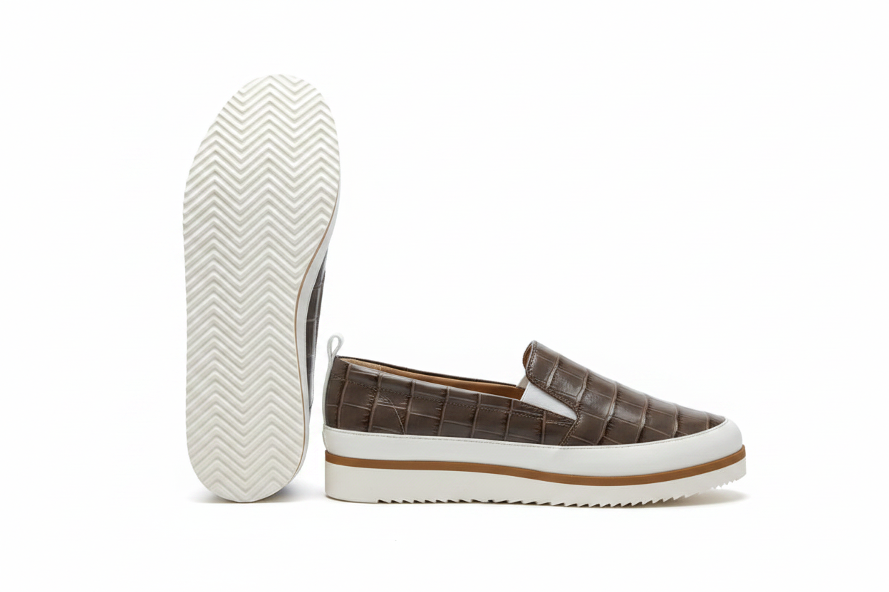 HB Ladies Soft Elastic Back Moccasin - background removed 2