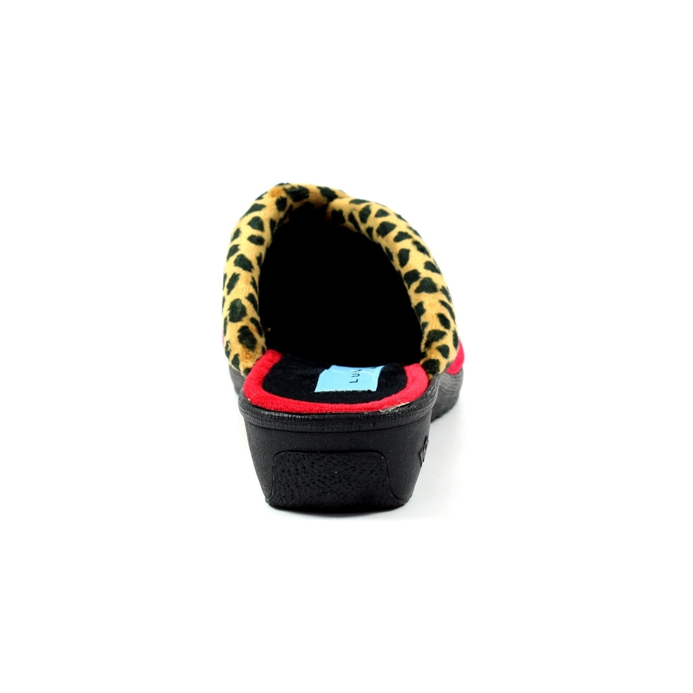 Leopard Michelle Mule