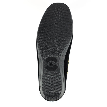 Paloma Leopard Trim Full Ladies Slipper