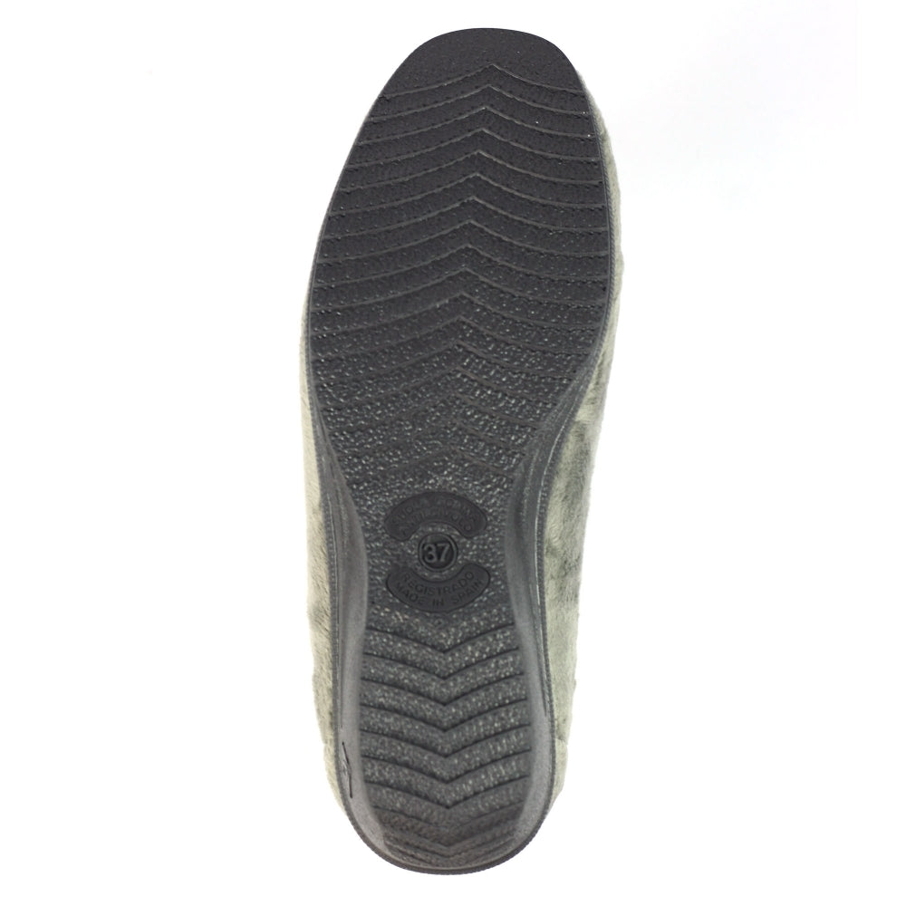 Lunar Ladies Paloma Leopard Trim Full Slipper