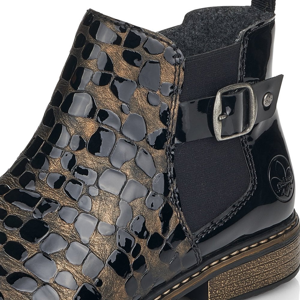 Rieker Ladies Elastic Sided Chelsea Boot