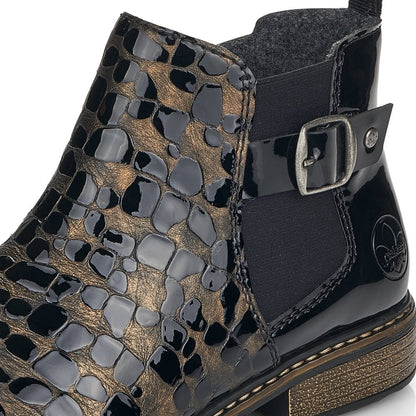 Rieker Ladies Elastic Sided Chelsea Boot