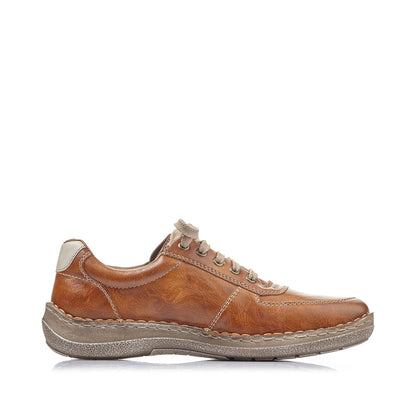 Rieker Men's Lace Up Tan Shoe