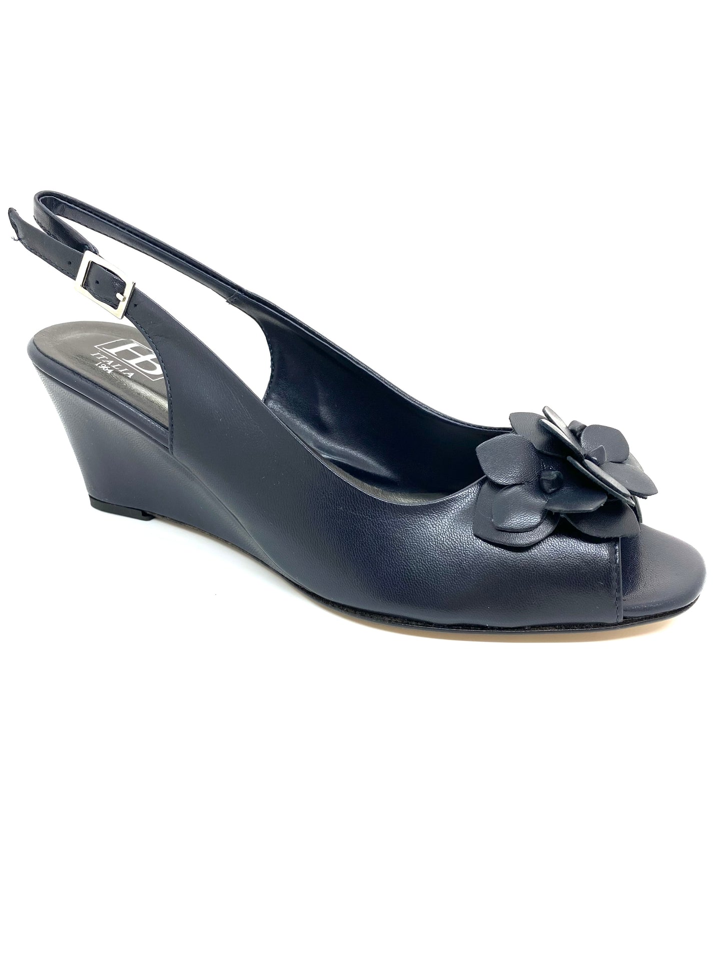 Peep Toe Wedge Sandal