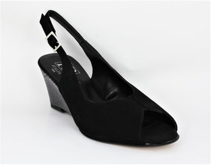 Mid Wedge Heel Slingback Sandal