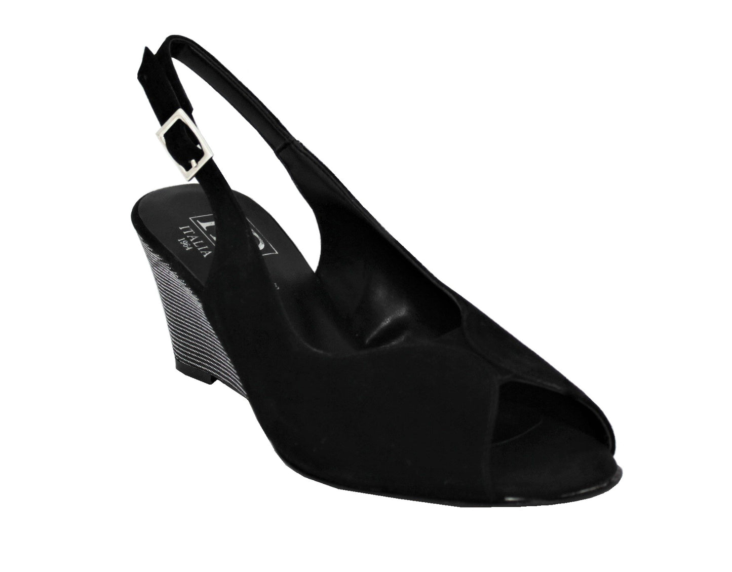 Mid Wedge Heel Slingback Sandal