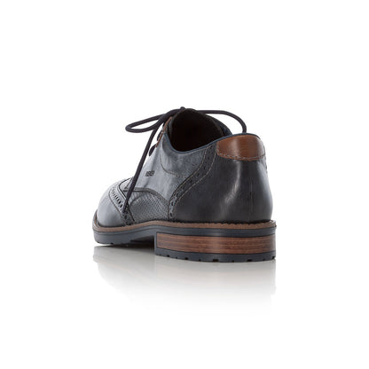 Rieker Gents Lace Up Shoe Blue