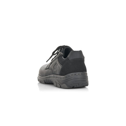 Rieker Mens Lace Up Shoe Black
