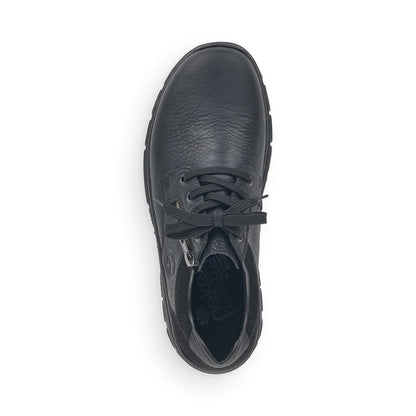 Rieker Mens Lace Up Shoe Black