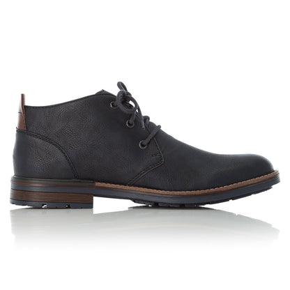 Rieker Mens Lace Up Chukka Boot Navy